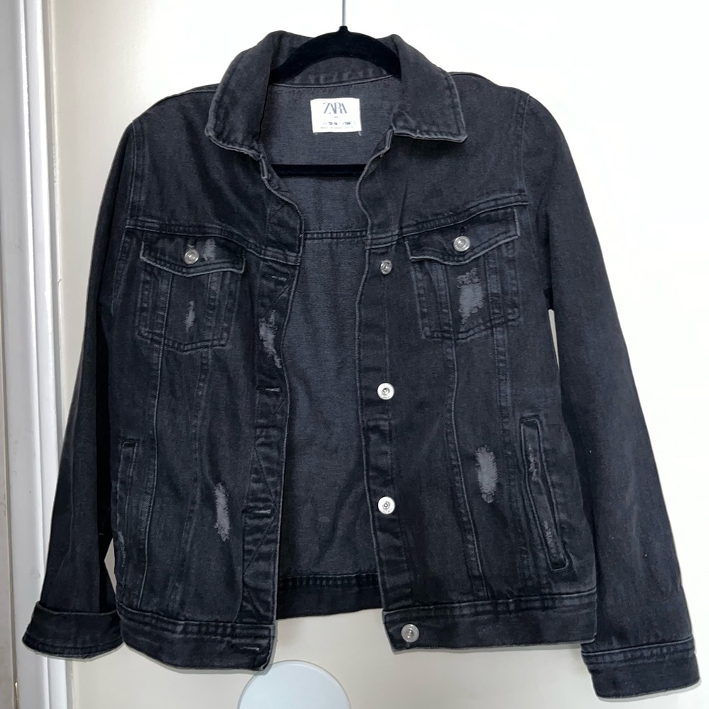 Black Zara Denim Jacket